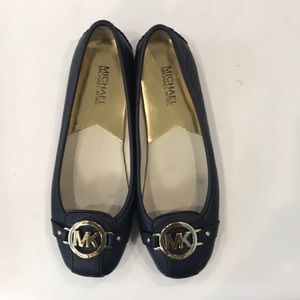 Michael Kors Navy Flats